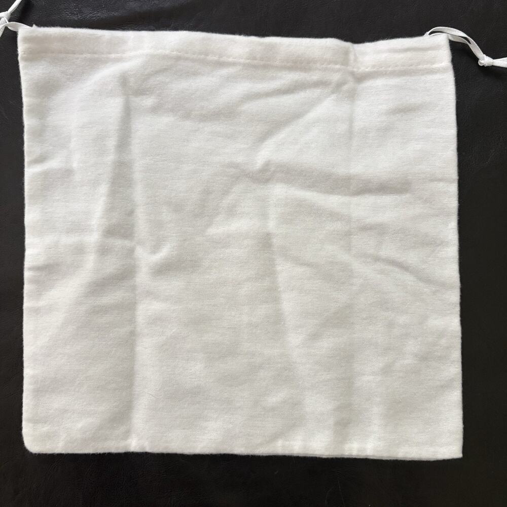 PRADA Milano Italy White Drawstring Closure Soft Dust Bag Approx 11"" x 11" - Picture 5 of 7